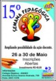 15ª Semana de Pedagogia